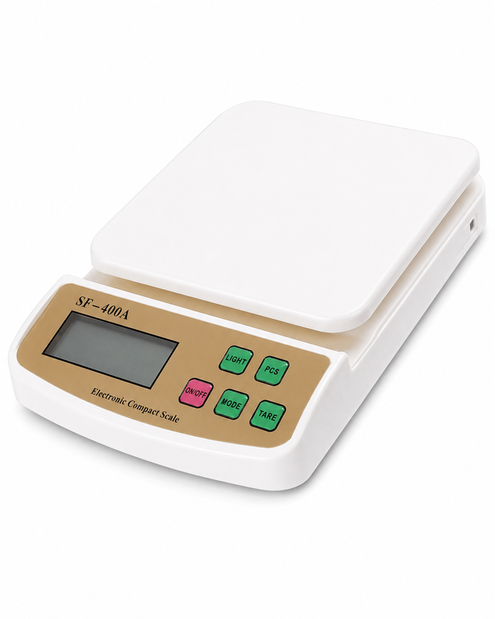 ميزان مطبخ رقمي إلكتروني — سعة 10 كجم